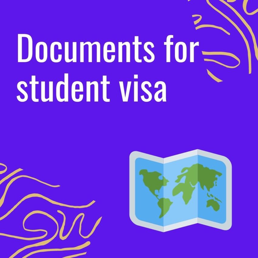 Documents for a student visa to the Czech Republic