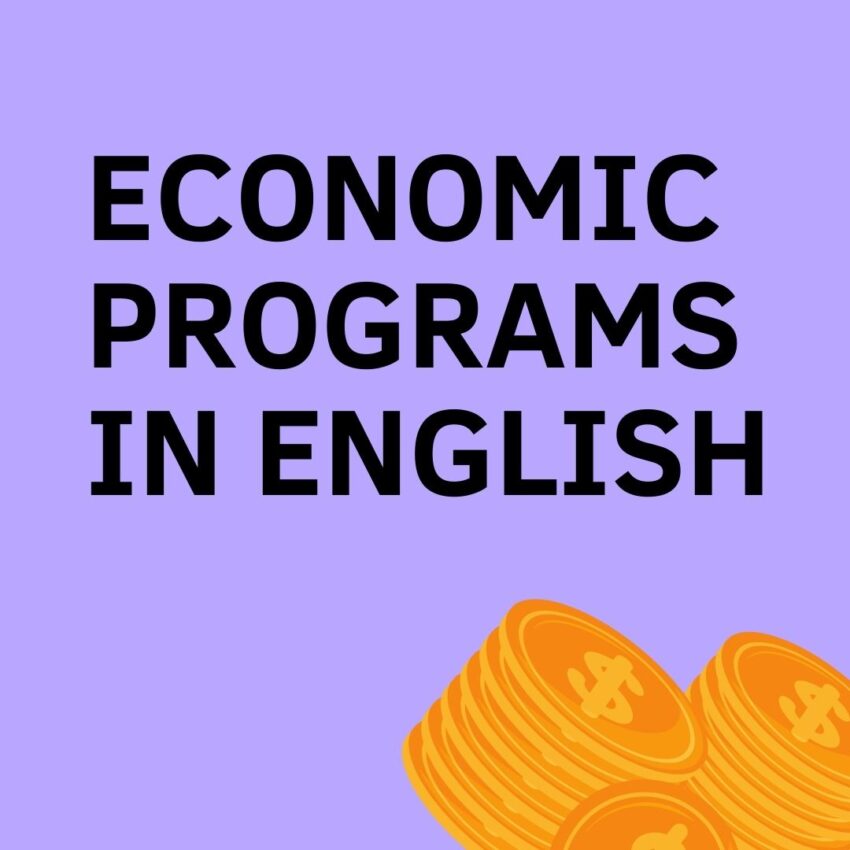 ECONOMIC PROGRAMS IN ENGLISH